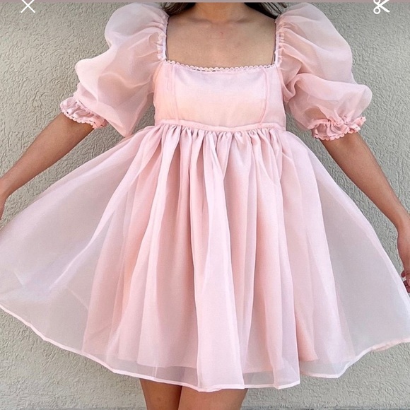 Amable by Mable NWT Pink Dress Size L - Picture 1 of 12